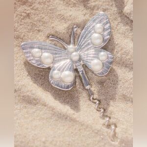 NWT Anthropologie Delphine Butterfly Wine Screw